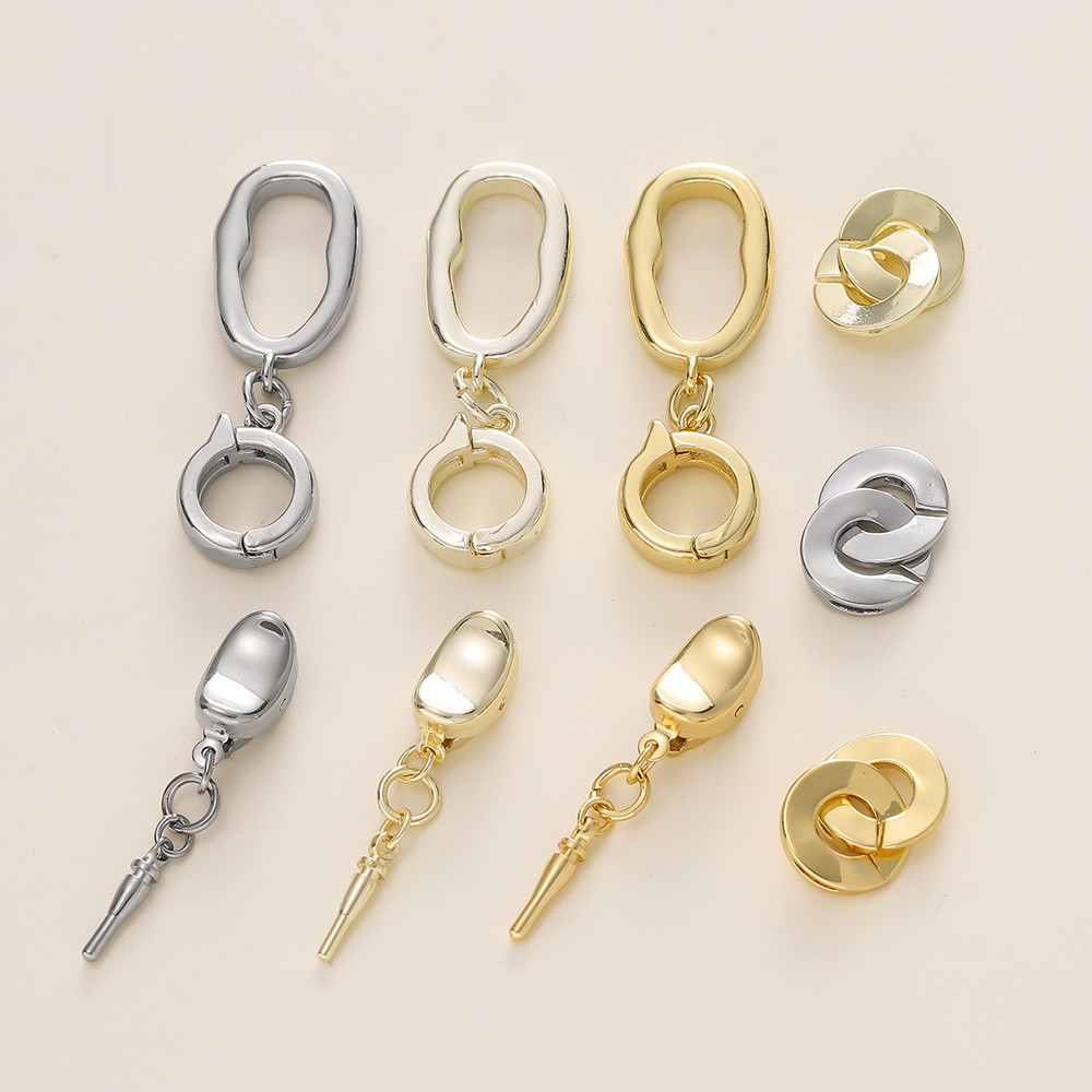 St. kunkka 1 Cái18K Màu Giữ Vòng Cổ Khóa Không Gây Dị Ứng Vòng Cổ Kết Nối Khóa Cho DIY Vòng Tay Vòng Cổ Làm