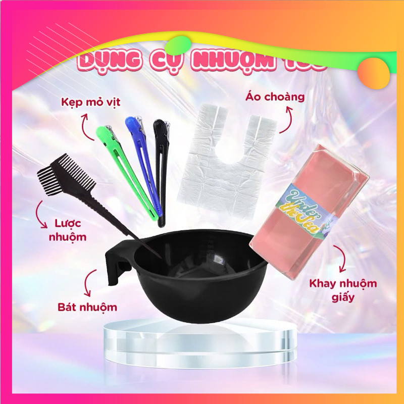 Dụng cụ nhuộm tóc, Lược nhuộm tóc, Bát nhuộm tóc, Kẹp tóc của Buddyhairs