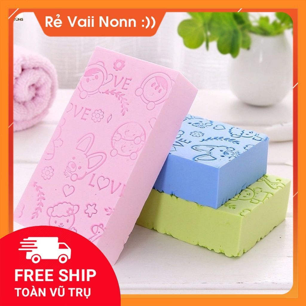 Bông tắm kì gét siêu sạch mềm mại
