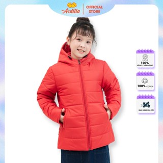 Áo Khoác Jacket 3 Lớp Bé Gái ARDILLA Vải Polyester Giữ Nhiệt Tốt, Chống Thấm Nước, Cản Gió Cho Bé 8-15 Tuổi TA9101