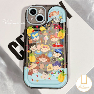 Ốp Lưng Cặp Đôi Hoạt Hình Anime Ngộ nghĩnh Crayon Shin-chan Tương Thích Cho IPhone 7Plus 11 15 13 11 14 12 Pro Max XR X XS Max 7 8 14 Plus SE 2020 Vỏ Mềm Dày Chống Sốc Trong Suốt