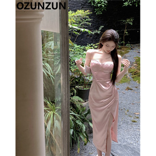 Váy treo gợi cảm Ozunzun Solid Satin 3557