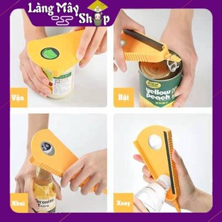 Dụng Cụ Vặn, Mở Nắp Chai Lọ Thủy Tinh Đa Năng thông minh, Khui Đồ Hộp, Bia, Nước Ngọt, Siêu Tiện Dụng