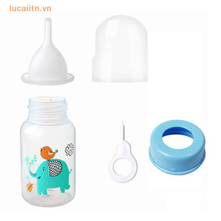 Lucaiitn Puppy Kitten Bộ Bình Sữa Cho Chó Mèo Bady Nước Sữa Sơ Sinh Mèo Uống Nhà Du Lịch 60ml 125ml VN