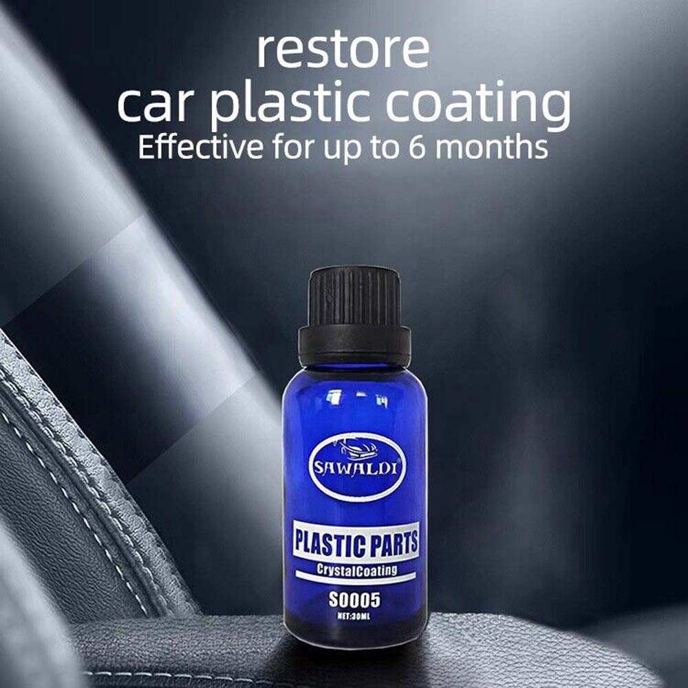 Car polish compound plastic coating black dashboard automotive crystal restorer