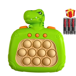 Pop it điện tử hình khủng long, máy chơi game Pop it, Tặng kèm 3 pin, 200 level có đèn nhạc - Tân An An