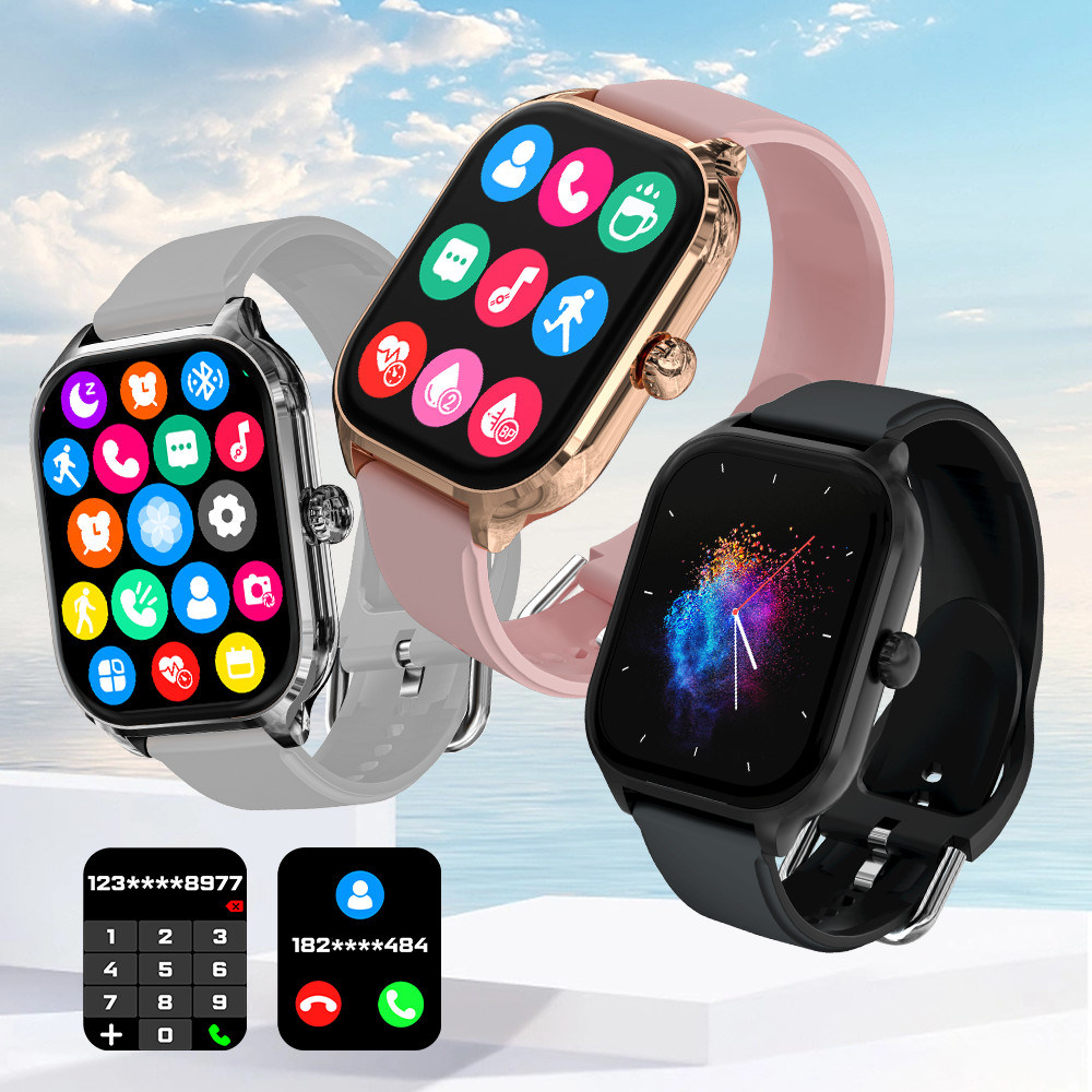 Đồng hồ thông minh H9 Nam Nữ Đồng hồ thể thao 2.01 ” HD Nhận màn hình cảm ứng / Gọi điện Trò chơi Bluetooth Âm nhạc Nhịp tim / Máy đo huyết áp Đồng hồ bấm giờ cho Android iOS