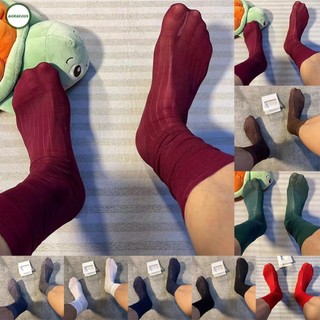 New Coming~Striped Nylon Dress Socks for Men Thin and Lightweight Suitable for Office Wear#Home Essentialses
