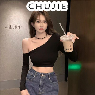 CHUJIE áo phông áo thun nữ croptop baby tee Hàn Phong Stylish Popular Comfortable A29J0MN 9Z240302