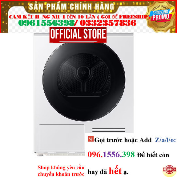 << CH Máy sấy thông minh Bespoke AI™ với Sấy cảm biến AI Dry, 9kg DV90BB9440GHSV
