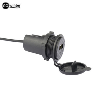 [Gt.z] Bộ sạc xe máy Cổng USB đơn Bộ chuyển đổi sạc nhanh PC chống nước cho xe máy