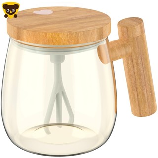 Tự khuấy cốc cà phê có tay cầm 400ml cốc khuấy điện 7000rpm tốc độ cao tự trộn cốc thủy tinh tự khuấy cốc shopcyc3309