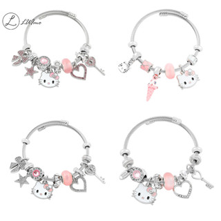 Luimo Sanrio Hello Kitty Vòng Tay Thời Trang Hợp Thời Trang Cô Gái Y2K Lắc Tay Mèo KT Hạt Pha Lê Dây Xích Tay Cho Nữ Cưới Jewerly * Bán Chạy