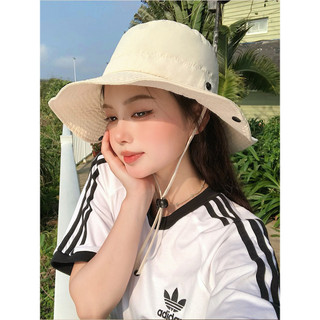 Mũ cao bồi phương tây nữ mùa hè cắm trại ngoài trời xô mũ rửa chống nắng mũ vành lớn mũ chống nắng