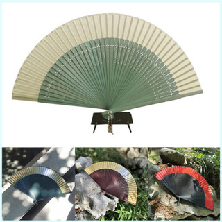 Quạt gấp phong cách Trung Quốc Vải lụa cổ điển Quạt cầm tay Tiệc khiêu vũ