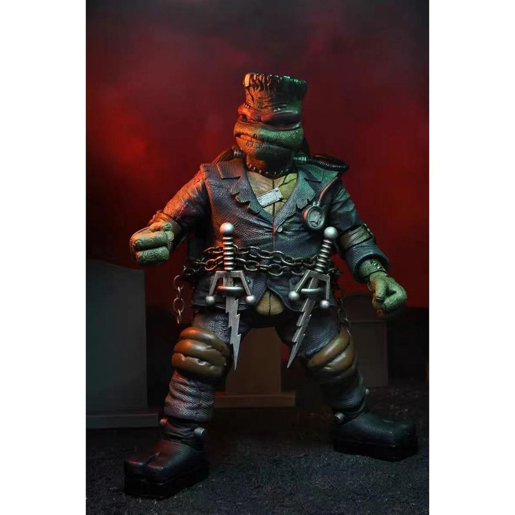 Dawj · Anime NECA Ninja Turtles Universal Monster Raphael Frankenstein Mô hình di chuyển 23,3cm