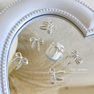 Charm  nơ gắn móng size to ( set 10 cái)
