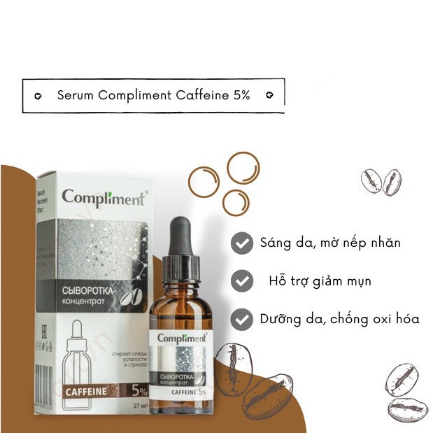 Ảnh 6 của Serum Compliment tinh chất dưỡng cải thiện, làm đẹp, cho mọi loại da 27ml