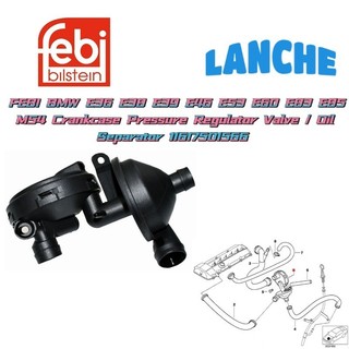 Febi bmw e36 e38 e39 e46 e53 e60 e83 e85 m54 van điều chỉnh áp suất crankcase / bộ tách dầu 11617501566