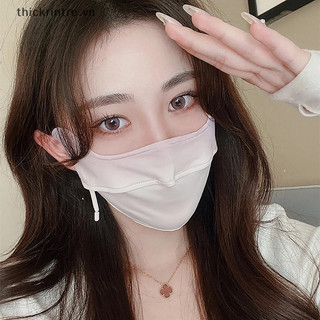 Thi mới khăn lụa dành cho nam chống nắng chống tia uv cho nữ băng lụa mặt khăn chống tia uv mặt nạ veil vn