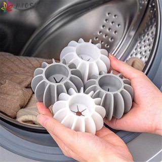 Mioshop 2 quả bóng giặt sản phẩm sạch dụng cụ vệ sinh khử nhiễm có thể tái sử dụng cho máy giặt sấy phụ kiện giặt máy làm mềm vải
