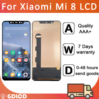 Dành cho xiaomi mi 8 lcd m1803e1a màn hình lcd bộ số hóa cảm ứng lắp ráp thay thế