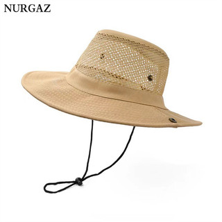 Mũ chống nắng bằng lưới Nurgaz, mũ ngư dân thoáng khí chống nắng ngoài trời, mũ chống nắng thông thường