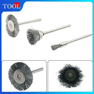 Vnv3 Cái Bàn chải dây thép không gỉ Dụng cụ quay Loại bỏ rỉ sét Đánh bóng