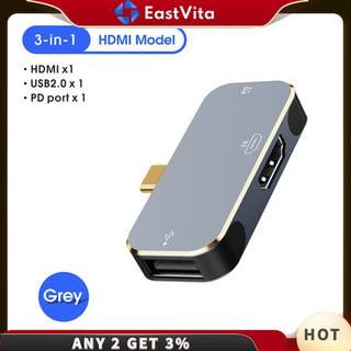 Eastvita Loại C Sang Hdmi Bộ Chuyển Đổi Ba Trong Một Hub Dock Cáp Chuyển Đổi Cho Nintendo Switch