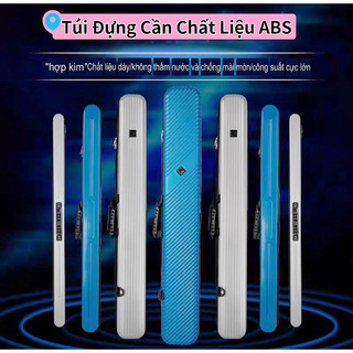  Bao đựng cần câu cá ABS cứng dài 1m25 - Có chân Chống - Túi Đựng Cần Câu kk 