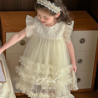 Cá Mập Con - V126: Váy Babydoll Hoa Xinh Bé Gái QC 2025