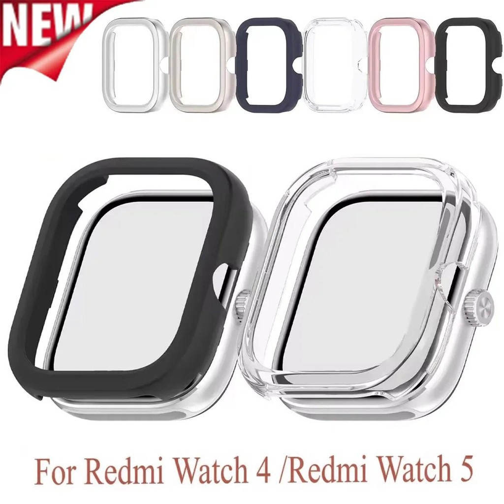 Mới Rỗng Bao Dành Cho Redmi Watch 5 5 eSIM Bảo Vệ Trống Cản PC Khung Bảo Vệ Cho Redmi Watch5 Watch4 