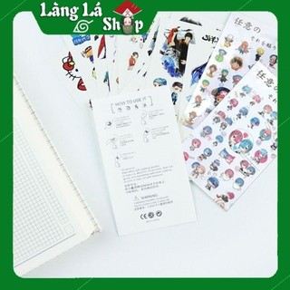 Tấm Sticker PVC dán trong suốt Anime/Manga (One piece, Re Zero, Tokyo Ghoul, Fate Stay Night )