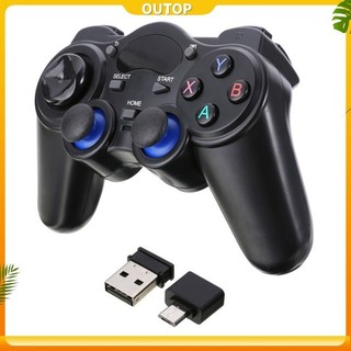 Tay cầm chơi game không dây outop 2.4g dành cho máy tính bảng android hộp tv pc