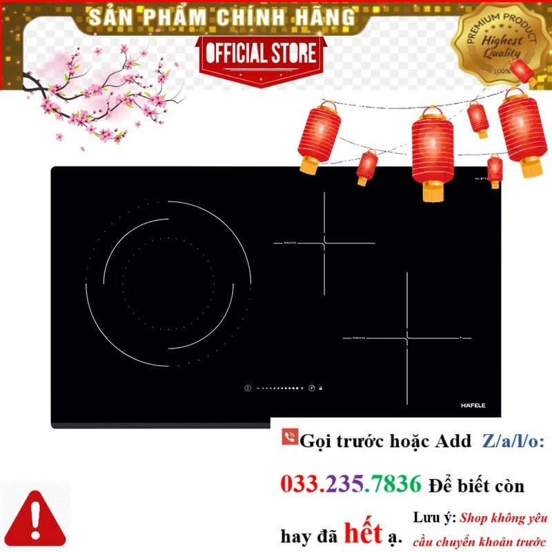 Bếp từ kết hợp điện 3 vùng nấu Hafele HC-M773D (536.61.705) <nEw<
