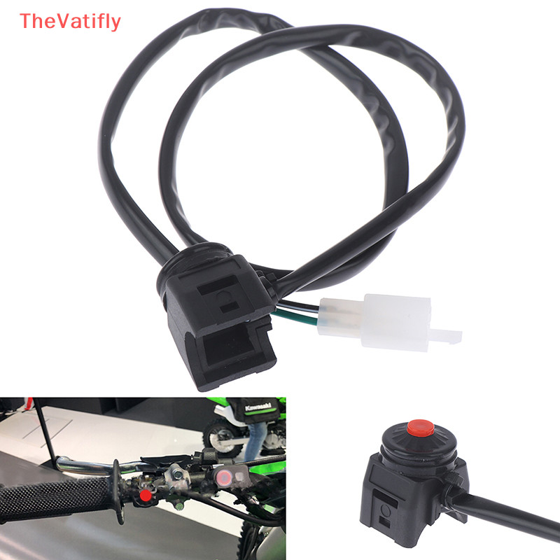 Công tắc bật tắt xe máy Nút nhấn ATV Bike 22mm Công tắc đánh lửa tay lái HOT