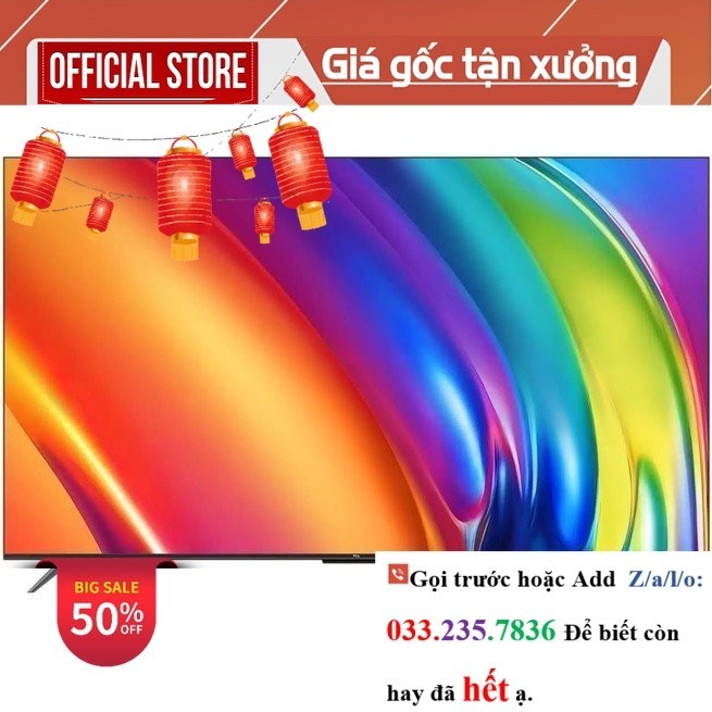 Google Tivi TCL 65P745 4K 65 Inch  <new
