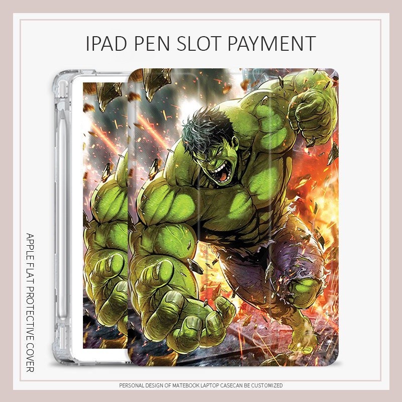Ốp lưng Marvel Hulk iPad pro11 2021 22 ốp lưng iPad 10.2 gen 7 8 9 gen10 ốp lưng iPad mini 4 5 6 air