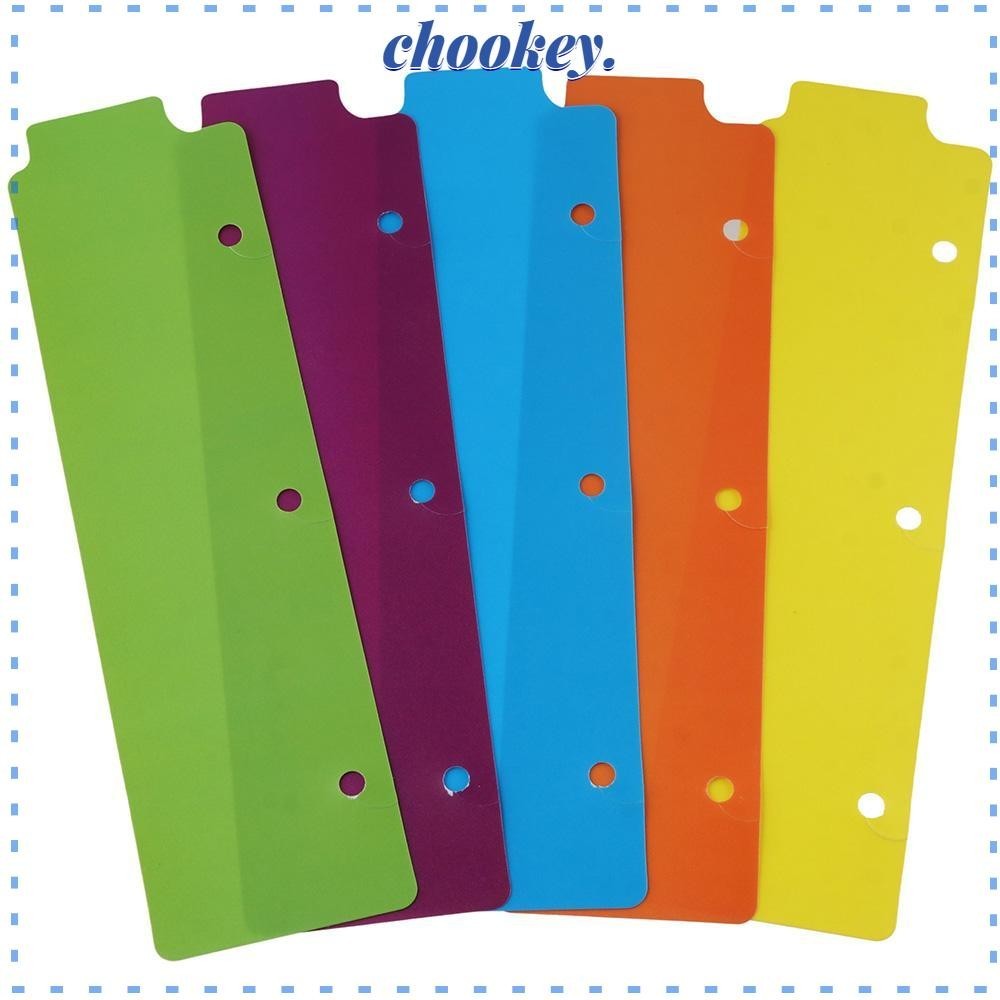 Chookey Binder Divider, Nhựa 3 Vòng Đánh Dấu Trang, 5 Chiếc Notebook M