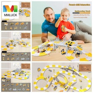 Mmluck Trẻ Em Đua Xe Đồ Chơi Xe Ô Tô, Đi Qua Ô Tô Điện DIY Đường Đua Đồ Chơi Đồ Chơi, Đồ Chơi Xếp Hình Xe Lửa Mô Hình Đồ Chơi Theo Dõi DIY Theo Dõi Xe Lửa Đồ Chơi Trẻ Em Quà Tặng Sinh Nhật