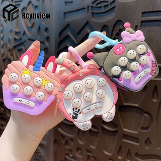 Máy Chơi Game Sanrio Mini Kuromi Pochacco Whack-a-mole Bảng Điều Khiển Trò Chơi Tương Tác Giải Trí Xếp Hình Hoạt Hình Đồ Chơi Sáng Tạo Móc Khóa