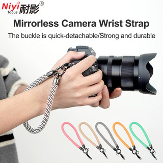 Nylon dệt camera dây đeo vai dây đeo cổ tay máy ảnh mirrorless dslr máy ảnh kỹ thuật số di động phụ kiện