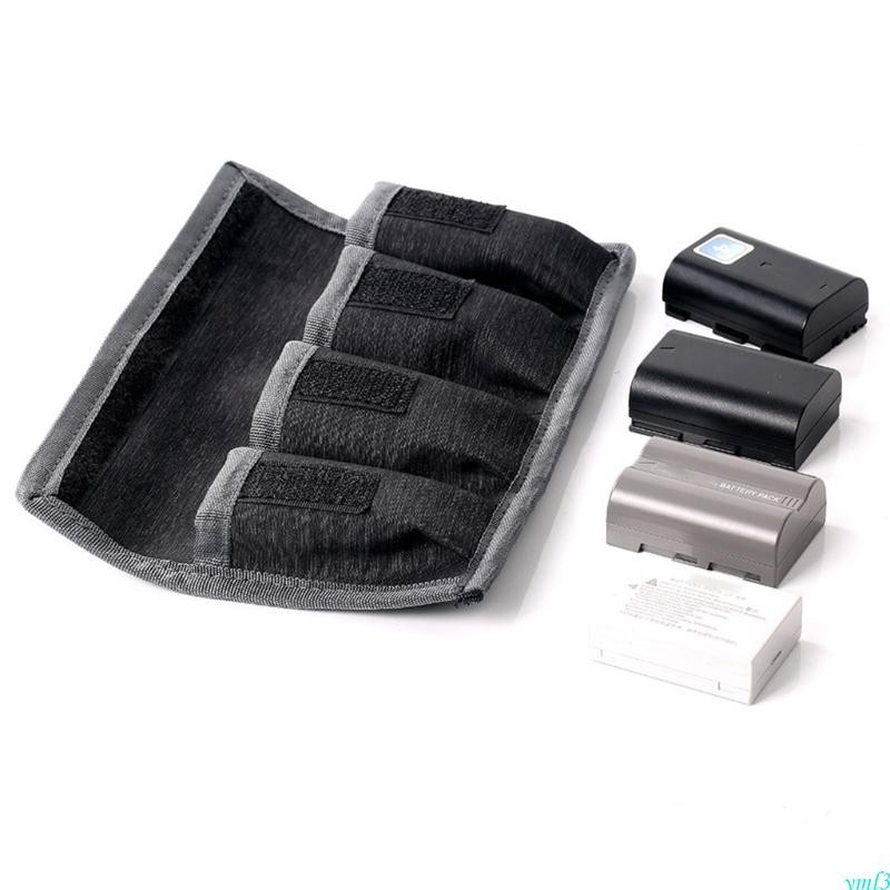 Yml3 2 4Slots Túi đựng pin DSLR Máy ảnh di động Hộp đựng pin cho hộp đựng