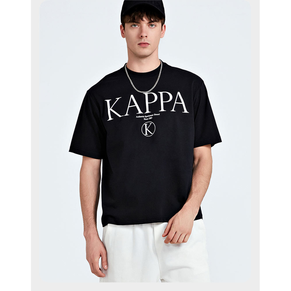 Bán Kappa Kappa Kappa Tay Ngắn Cặp Đôi Nam Nữ Áo Thun Thể Thao Mùa Hè Cổ Tròn Nửa Tay 0226