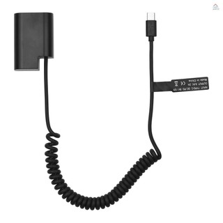 Andoer dmw-dcc12 pin giả bộ chuyển đổi khớp nối usb-c blf19 bộ ghép pin giả với cáp nguồn lò xo usb type-c thay thế cho panasonic lumix dmc-gh5 gh5s gh5m gh4 gh4k gh3 g