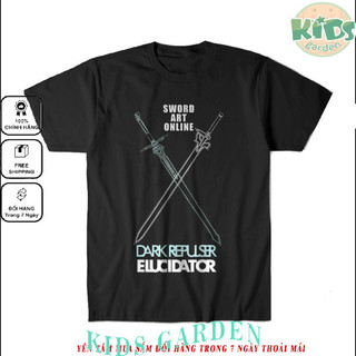 Áo thun Sword Art Online Kirito (Black) ngắn tay