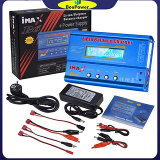 Bộ sạc pin boupower imax b6 80w 6a lipo nimh li-ion ni-cd bộ sạc cân bằng rc kỹ thuật số xả
