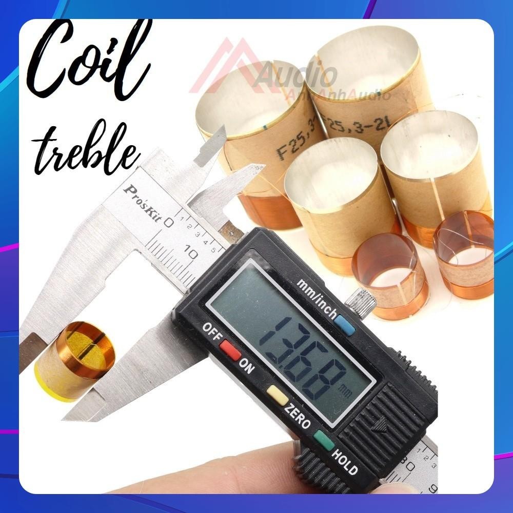 Coil treble giấy các size nhỏ đầy đủ giá 1 cái côn loa treble giấy , phụ kiện âm thanh giá rẻ