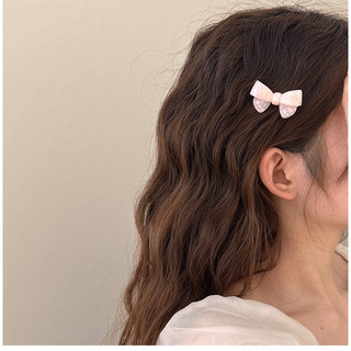 Kẹp tóc nơ axit axetic mới Bangs Kẹp tóc