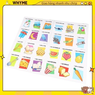 WHYME Đoán xem tôi là ai Trò chơi hội đồng Câu hỏi nhanh Hình ảnh đoán gia đình dành cho Trẻ em